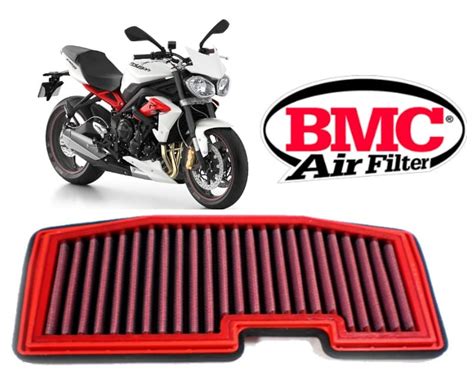 Filtro Ar Bmc Esportivo Lavavel Street Triple 675 2013 2016 Box Racing