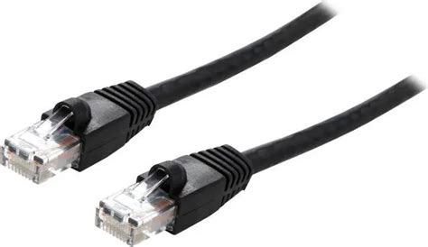 10FT CAT6 CAT6A PATCH CABLE 10G AUGMENTED SNAGLESS RJ45 M/M BLACK (N261-010-BK)