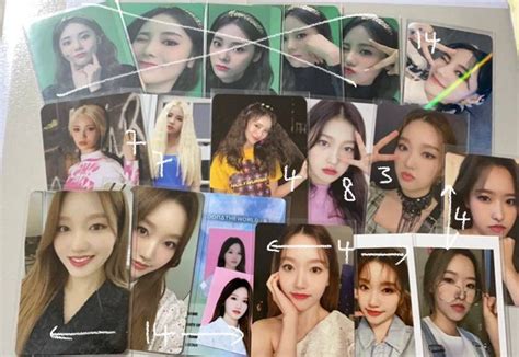 Wts Assorted Pcs Itzy Loona Kep Er Nmixx Blackpink Aespa Red Velvet