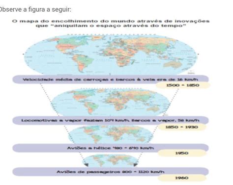 Me Ajudem Por Favor Observe A Figura A Seguir O Mapa Indica Que