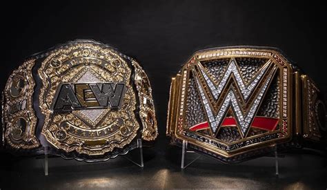 AEW Vs WWE Comparing Epic Championship Belts