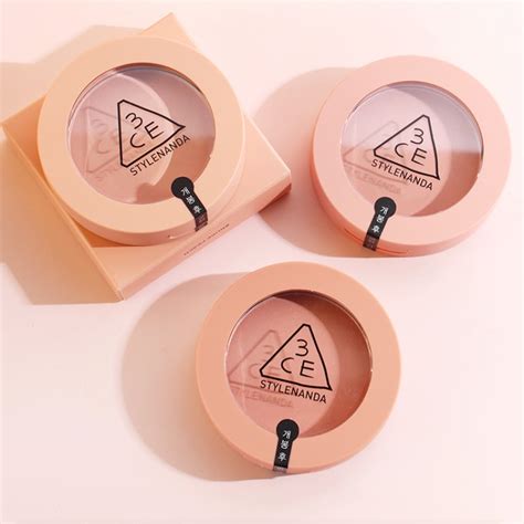 3CE Mood Recipe face blush 5 5g หนาแดง บลชออนปดแกม เนอแมตต Nude Peach Mono Pink Rose