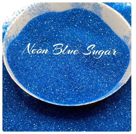 Neon Blue Sugar Fine Glitter 1oz Michaels