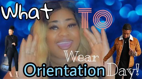 Orientation Attire Guide | ShunVogue