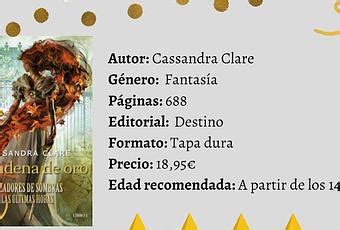 Reseña 194 Cazadores de sombras las últimas horas La cadena de oro