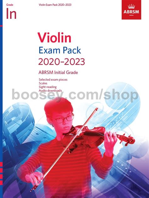 Violin Exam Pack 2020 2023 Initial Grade