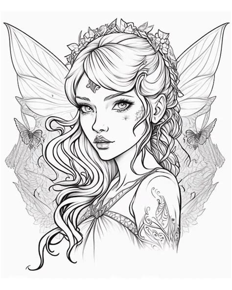 50 Fascinating Fairy Coloring Pages Free Printable Our Mindful Life