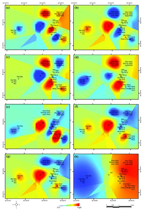 Spatial Distribution Maps Of The Major Element Oxide Concentrations Of Download Scientific