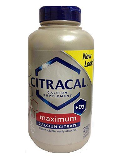 Buy Citracal With Vitamin D3 Maximum Calcium Citrate 630 Mg 280 Caplets Online ₹6060 From