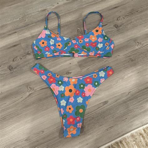 SUPER CUTE BIKINI SET Size M L Bottoms Are Soooo Depop