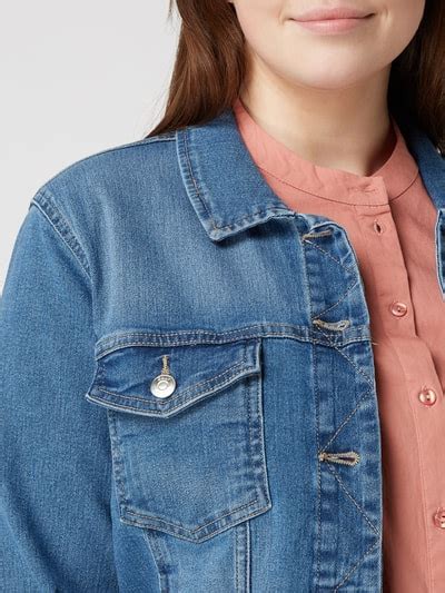 ONLY CARMAKOMA PLUS SIZE Jeansjacke Mit Stretch Anteil Modell Wespa