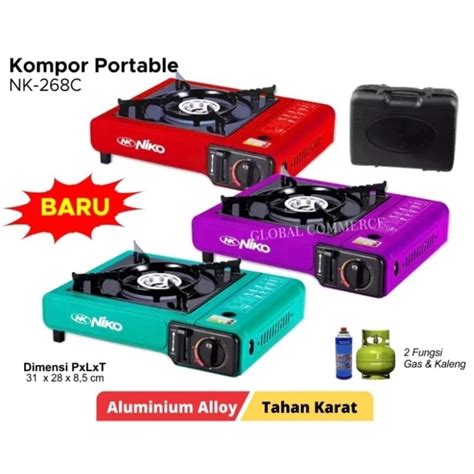 Jual KOMPOR PORTABLE NIKO NK 268C FULL COLOR Shopee Indonesia