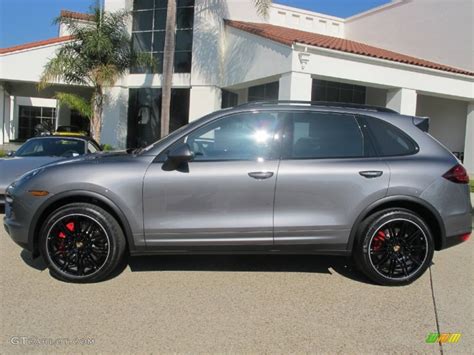 2013 Meteor Grey Metallic Porsche Cayenne Turbo 73288862 Photo 2