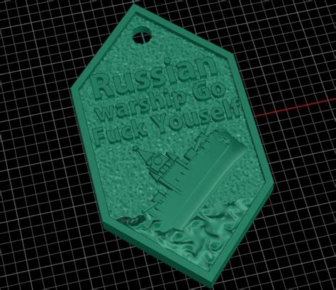 Go Fuck Yourself Russian Warship D Model D Model D Printable Cgtrader