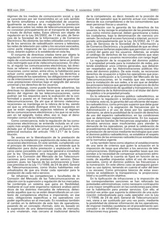 Ley De Telecomunicaciones PDF