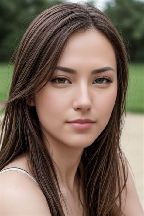 Ponytail Front View Latina AI Gay Porn