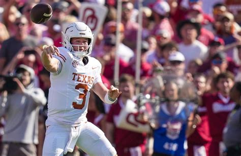 Texas quarterback Quinn Ewers reflects on return from injury, Oklahoma ...