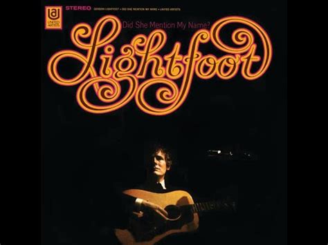 Gordon Lightfoot The Last Time I Saw Her Youtube