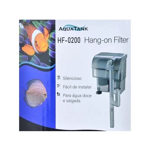 Filtro Externo Hang On para Aquário HF 0200 200L H Portal dos Bichos