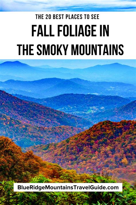 The 20 Best Places to See Fall Foliage in the Smoky Mountains