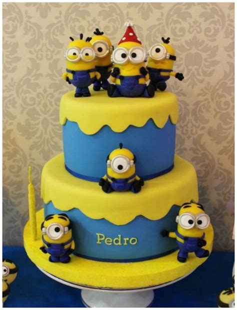 Minions Inspira Es E Ideias Para Sua Festa Bolos De Anivers Rio