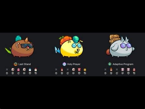 AXIE ORIGIN SUSTAIN NAVAGA BUILD OFF SEASON 4 YouTube