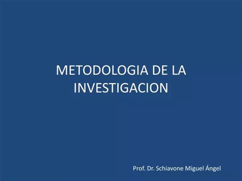 Ppt Metodologia De La Investigacion Powerpoint Presentation Free