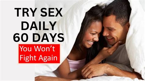 Try Sex Every Day Like Medicine For Days And You Ll Never Fight Again FOR MARRIED ONLY