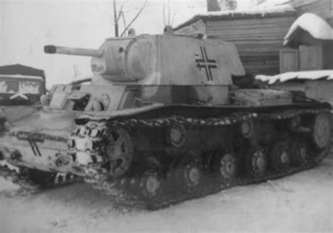 Soviet Kv 1 Tank In German Service Left Side World War Photos