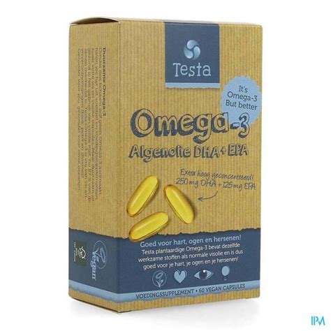 Testa Omega 3 Algenolie DHA EPA 60 Softgels Apotheek Pharmazone