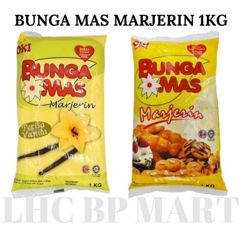 Lhc Bunga Mas Marjerin Ori Vanilla Kg Marjerin Perisa Vanilla