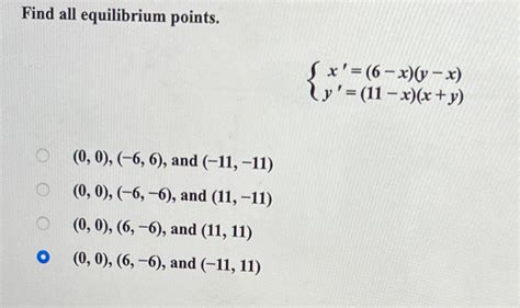 Solved Find All Equilibrium