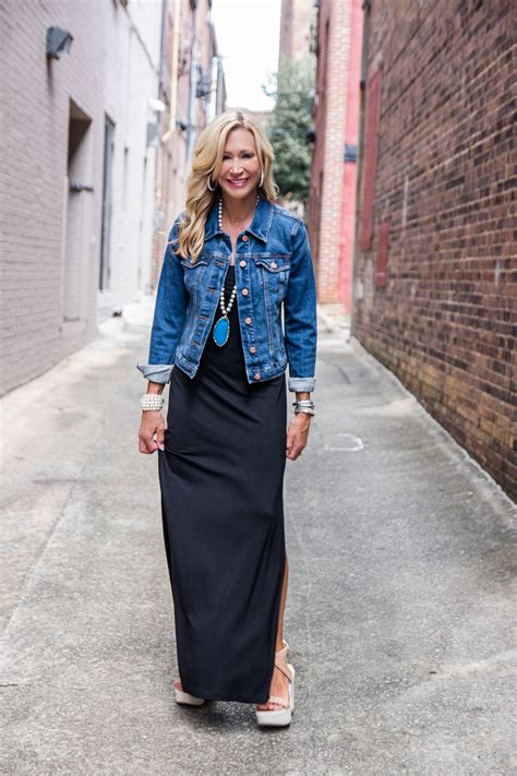 The Versatility Of A Denim Jacket And A Little Black Dress — Crazy