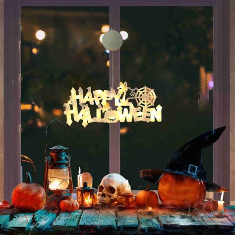 XIKEDUO Halloween Decorative Lights Luminous Alphabet Lights LED Lights