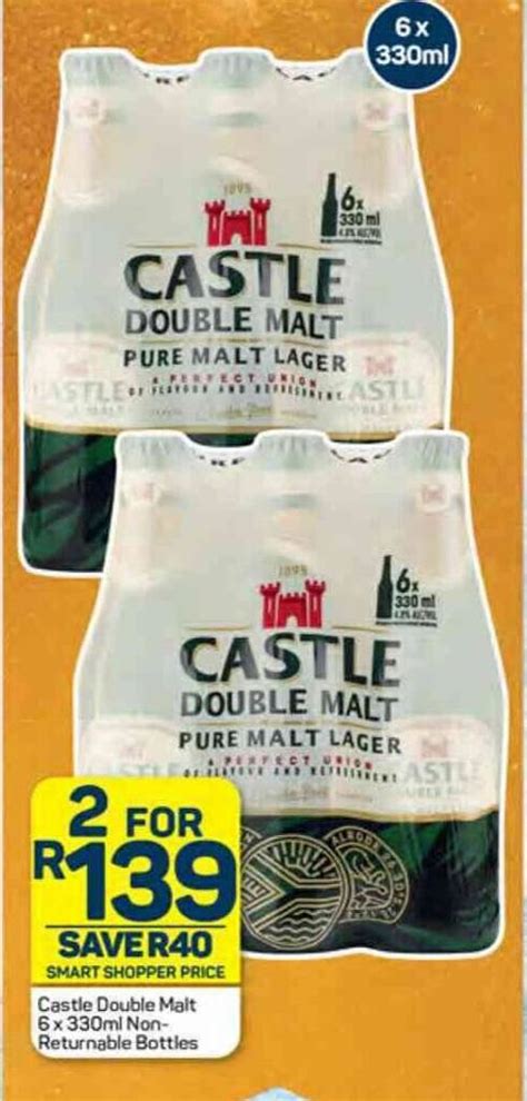 Castle Double Malt X Ml Non Returnable Bottles Offer At Pick N Pay