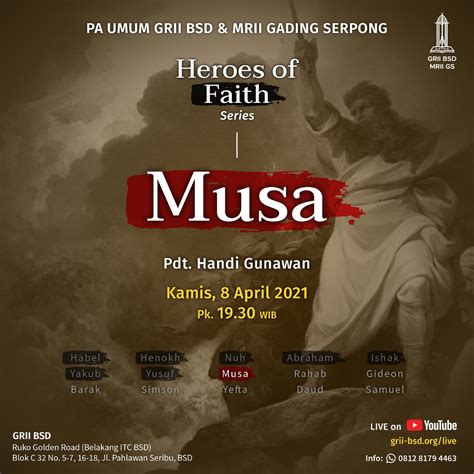 PA Umum Heroes Of Faith Musa Gereja Reformed Injili Indonesia BSD