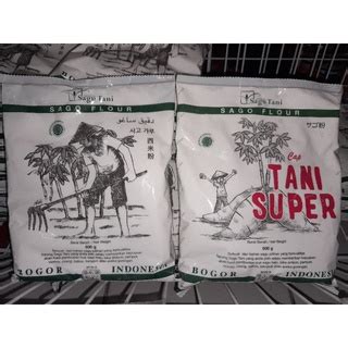 Jual Tepung Sagu Cap Tani Super Gr Tepung Sagu Tani Gr Shopee