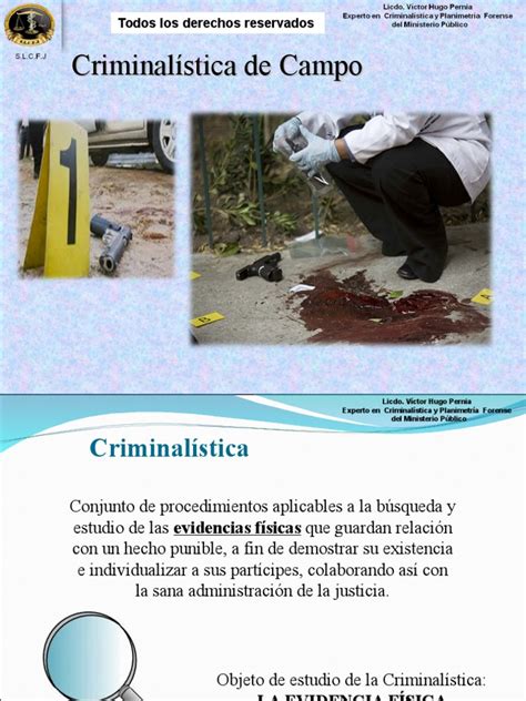 Pdf Criminalística De Campo E Inspección Técnica 1era Parte 6 Dokumen Tips