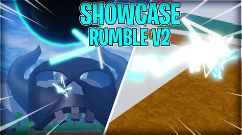 Update Showcase Rumble V Sur Blox Fruit Youtube