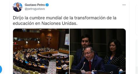 Presidente Petro Dirijo La Cumbre Mundial De La Transformaci N De La