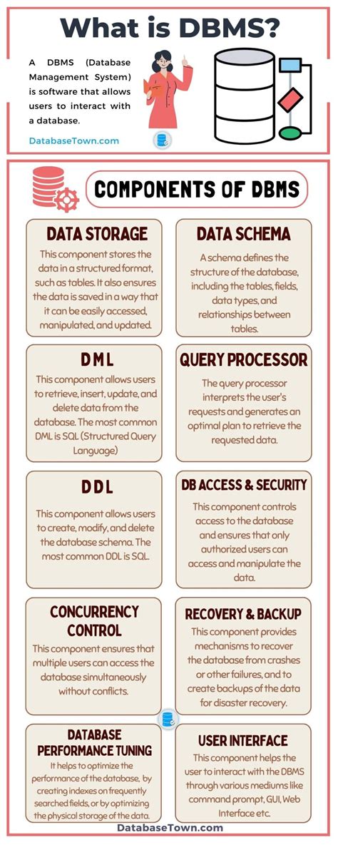 What Is Dbms Components Features Advantages