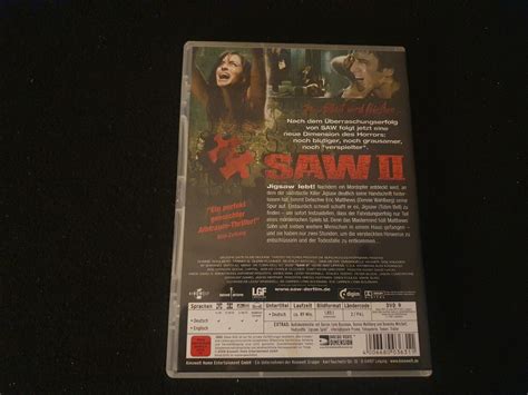 Saw II Das Spiel Geht Weiter DVD FSK 18 EBay