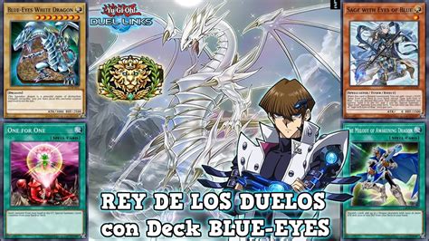 REY DE LOS DUELOS Con Deck BLUE EYES OJOS AZULES Abril 2023 Yu Gi