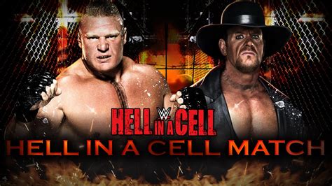 Wwe Hell In A Cell Brock Lesnar Vs The Undertaker Hell In A