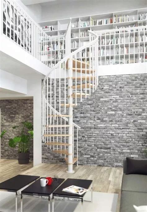 Spiral Staircase MontrÉal Classic 4 Grey Spiral Staircase Kits