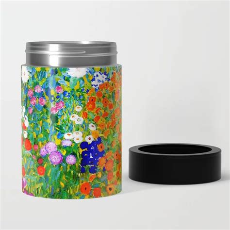 Gustav Klimt Farmer S Garden Can Cooler By Dohshin Society6