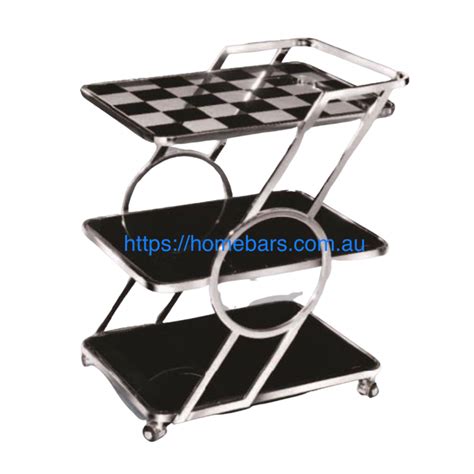Black And White Tea Cart Home Bars Furniture And Decor