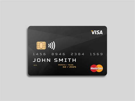 Free Plastic Debit Card Mockup (PSD)