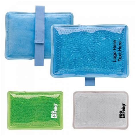 Promotional Plush Gel Beads Hot And Cold Rectangle Packs