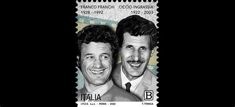 Emesso Un Bellissimo Francobollo Di Franco Franchi E Ciccio Ingrassia